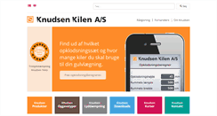 Desktop Screenshot of knudsenkilen.dk